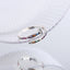 Sterling Silver Rainbow Zircon Open Ring