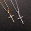 Casual Simple Style Cross Zircon Alloy Wholesale Pendant Necklace