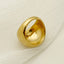 Casual Minimalist 14k Gold Plated Stainless Steel Rings