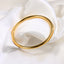 Casual Minimalist 4mm Titanium Steel Polished Bangle Bracelet