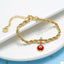 Color Dripping Eye Twist Stainless Steel Bracelet - European and American Style Jewelry