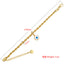 Color Dripping Eye Twist Stainless Steel Bracelet - European and American Style Jewelry