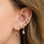 Creative Space Element Ear Bone Studs Screw Piercing Earrings