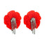 Cross-Border New Arrival Exaggerated Alloy Diamond Ins Style Cloth Large Flower Earrings Female Tassel Za Earring With Same Kind Wholesale