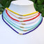 Crystal Beaded Necklace Clavicle Chain  Color Necklace