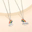 Cute Rainbow Alloy Enamel Kid'S Necklace 2 Pieces