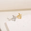 Cute Simple Style Snake Zircon Adjustable Open Ring in 14K Gold and White Gold Plating