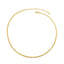 Double Chocke Design Style Necklace Titanium Steel 18 Real Gold Necklace Bracelet