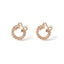 Earrings Small Pearl Bow Earrings Diamond Earrings Student Earrings