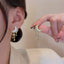 Elegant Bow Knot Alloy Inlay Artificial Pearls Rhinestones Women'S Drop Earrings 1 Pair