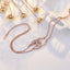 Elegant Fashion Letter Copper Inlay Artificial Pearls Zircon Necklace