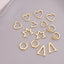 Geometric 18K Gold Gothic Stud Earrings for Nightclub