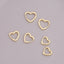 Geometric 18K Gold Gothic Stud Earrings for Nightclub