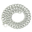 European American Cuban Chain Stainless Steel Necklace and Bracelet Set