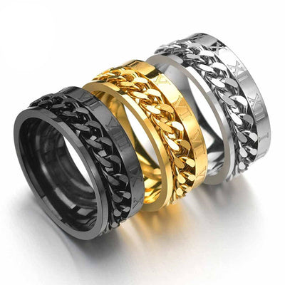 European And American Explosion Models Turn Stainless Steel Ring NHHF145914