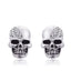 European And American Fashion Metal Studded Skull Earrings