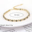 European Fashion Copper Chain Zircon Evil Eye Bracelet