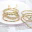 European Fashion Copper Chain Zircon Evil Eye Bracelet