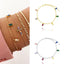 European And American S925 Sterling Silver Fashion Simple Color Zircon Bracelet Female Online Influencer Ins Style Bracelet Cross-Border Hot Accessories