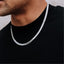 European American Stainless Steel Snake Chain Choker Necklace