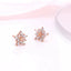 Fairy Style Flower Alloy Tassel Plating Inlay Artificial Gemstones Women'S Drop Earrings Ear Studs