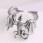 European American Retro Adjustable Animal Rings - Rabbit, Fox, Lizard Design