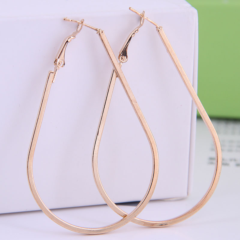 Fashion Statement Water Drop Hoop Earrings