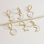 Fashion  Stars Moon Earth Simple Versatile Alloy Earrings