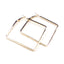 Fashion Alloy Exaggerated Hoop Earrings
