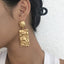 Fashion Alloy Folds Geometric Alloy Earrings