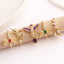 Fashion Animal Heart Shape Gold Plated Zircon Adjustable Ring