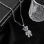 Fashion Bear Alloy Inlay Rhinestones Women'S Pendant Necklace 1 Piece