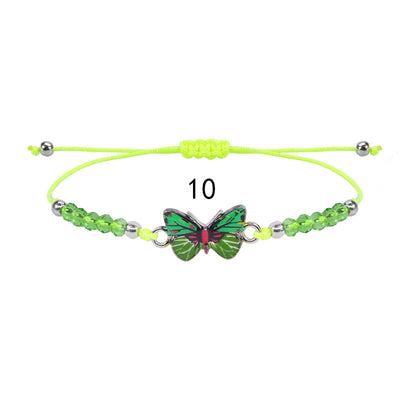 Fashion Crystal Butterfly Beaded Women's Bracelet