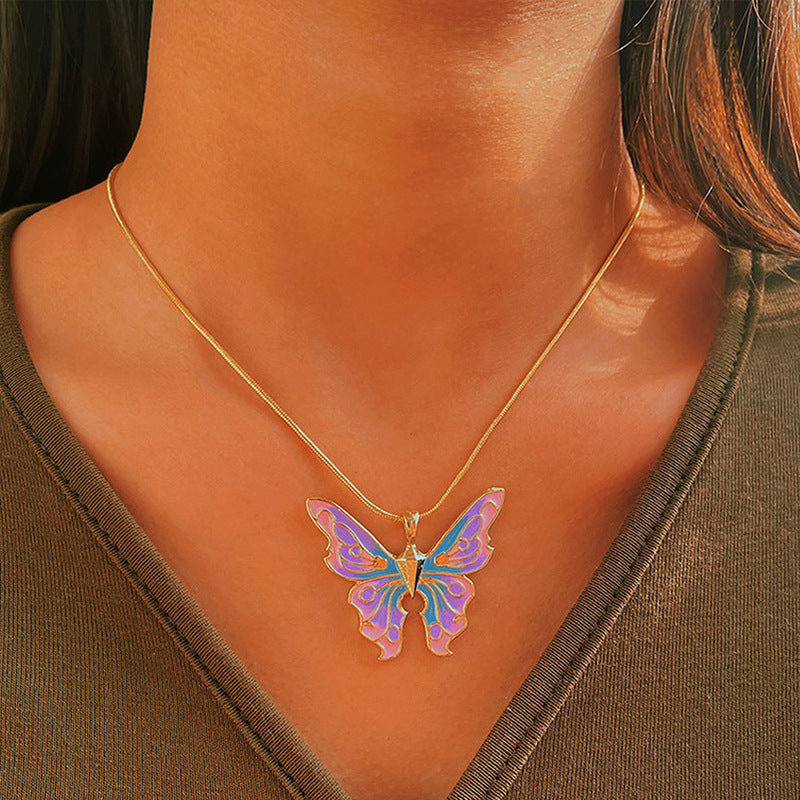 Butterfly Fairy Tale Pearl Necklace