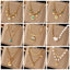 Fashion Oval Turquoise Star Pendant Titanium Steel Necklace with Pearl and Gemstone Inlay