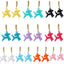 Fashion Cartoon Cute Dog Pendant Earrings Stainless Steel Candy Color Animal Design 2022