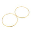 Fashion Circle Stainless Steel Hoop Earrings Plating Metal Stainless Steel Earrings