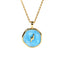 Fashion Copper Drop Oil Star And Moon Necklace Wholesale