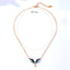 Creative Stainless Steel Angel Wings Clavicle Chain Necklace