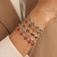 Fashion Devil'S Eye Alloy Enamel Women'S Bracelets