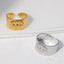 Fashion Devil's Eye Adjustable Stainless Steel Ring