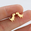 Fashion Mini Dinosaur Titanium Steel Stud Earrings