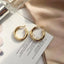 Fashion Exaggerated Simple Circle Metal Sequin Earrings for Women