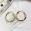 Fashion Exaggerated Simple Circle Metal Sequin Earrings for Women
