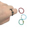 Fashion Eye Colorful Elastic Beaded Stainless Steel Ring