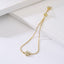 Elegant Floral Gold Plated Adjustable Copper Bracelet