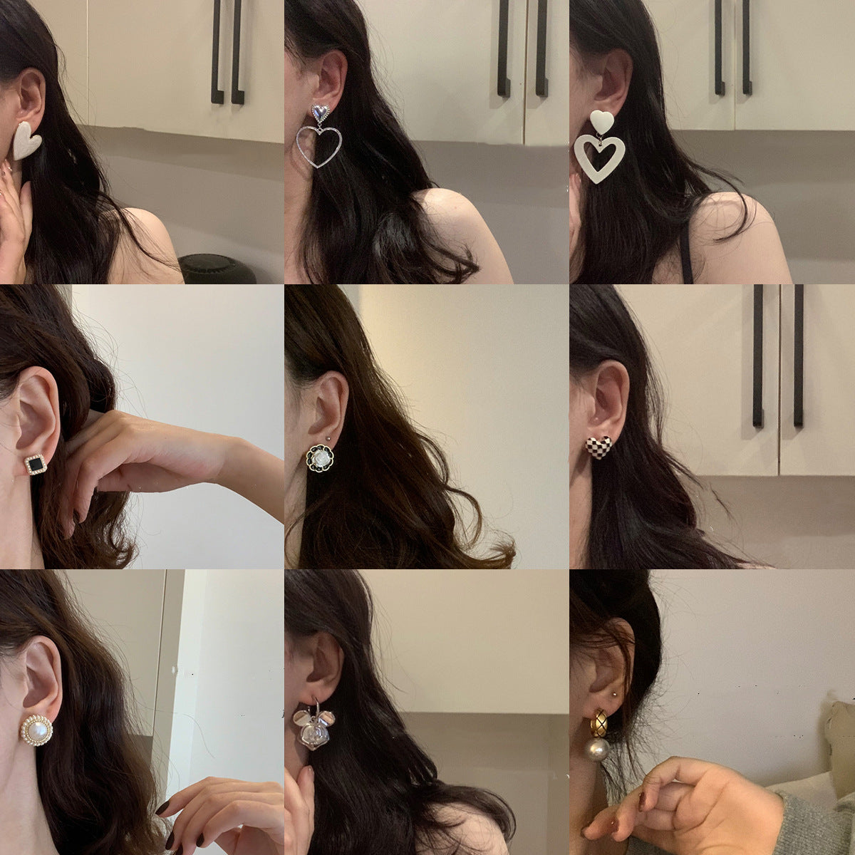 Fashion Geometric Alloy Plating Women'S Ear Studs 1 Pair