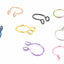 Fashion Geometric Metal Star Faux Nose Ring Piercing Jewelry for Women