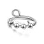 Fashion Geometric Minimalist Gold Plated Stainless Steel Open Ring