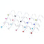 Fashion Geometric Stainless Steel Nose Stud with 2mm Colorful Rhinestone